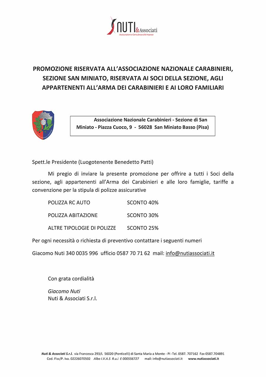 Promozione-Carabinieri
